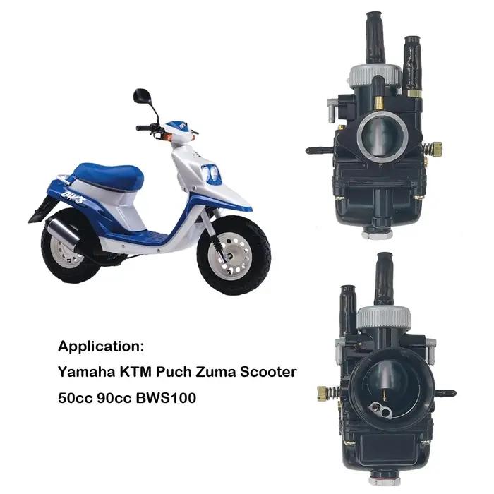 PHBG 17mm 17.5mm 19mm 19.5mm 21mm Carburedor pour Yamaha KTM Puch Zuma Jog Scooter 50cc 90cc BWS100
