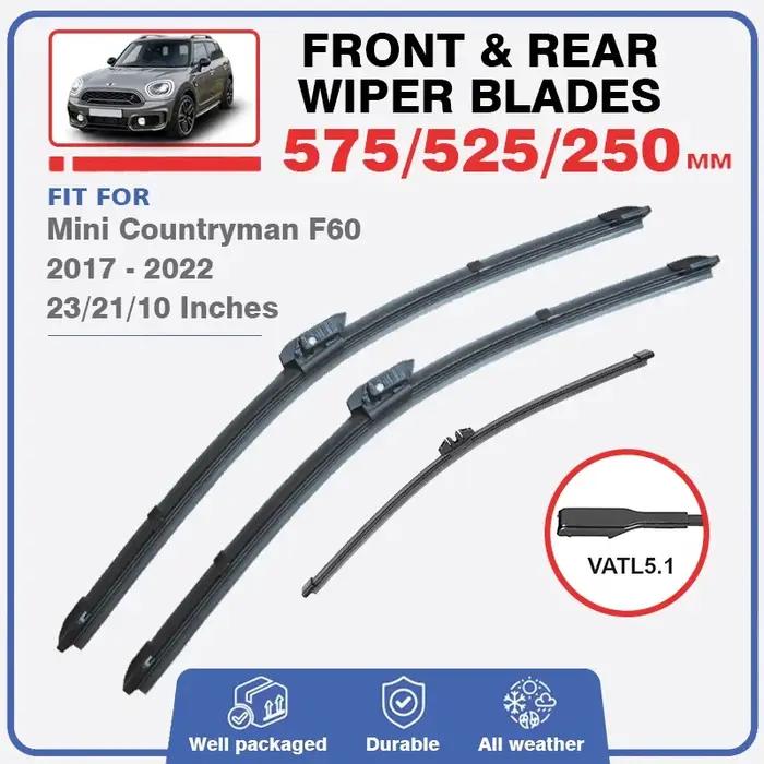 Essuie-glace de pare-brise de voiture pour Mini Countryman F60 2017 – 2023, lames de fenêtre de pare