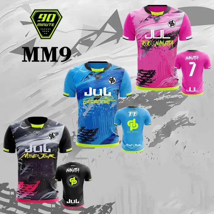 90 Minutes série MM9 JUL maillot de Football hommes été Sports de plein air maillot à séchage rapide