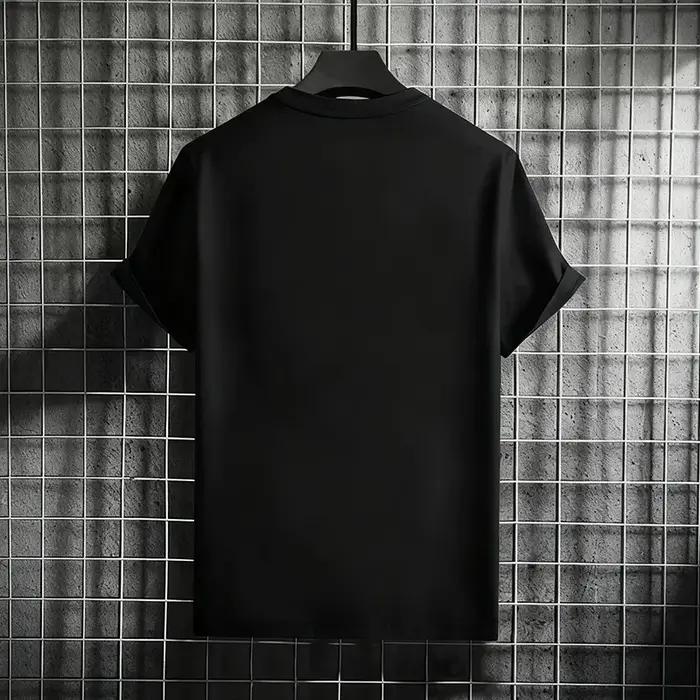 2026 été nouveau T-shirt pour hommes de haute qualité 100% coton couleur Pure t-shirts urbain décont
