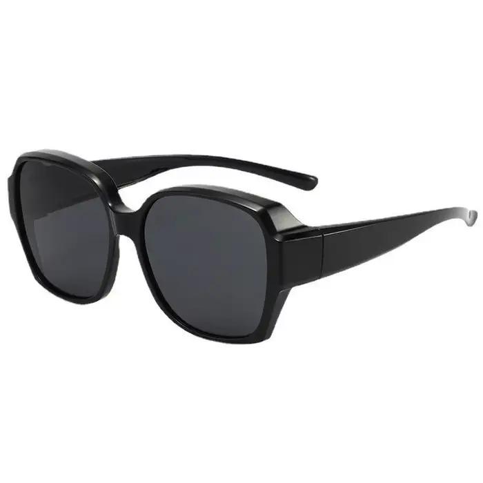 Lunettes de soleil myopie lunettes couverture lunettes de soleil polarisées pliant ajustement sur lu