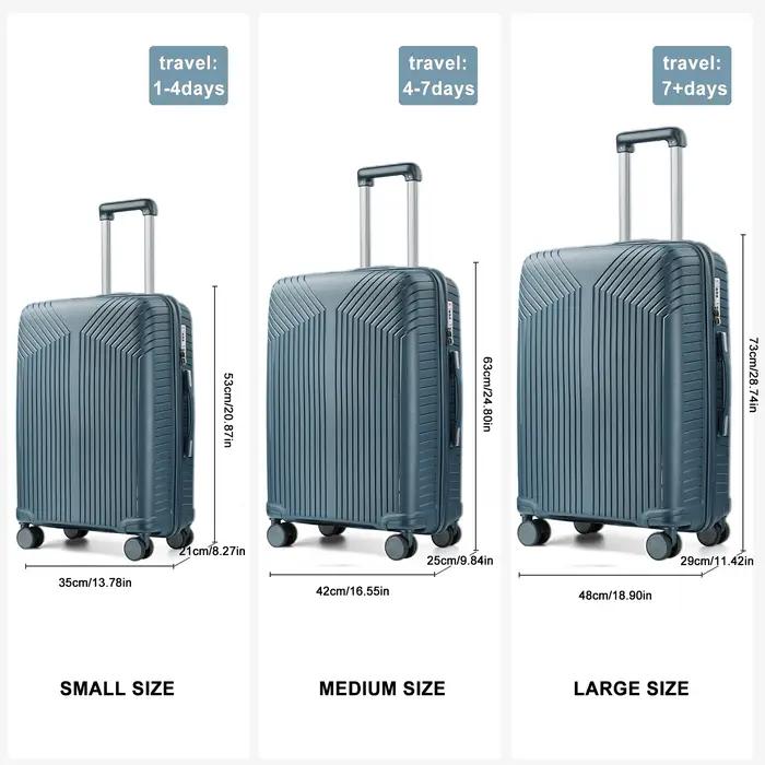Valise de voyage 2024 nouvelle grande capacité bagages roulants Durable TSA valise cabine à main 20/