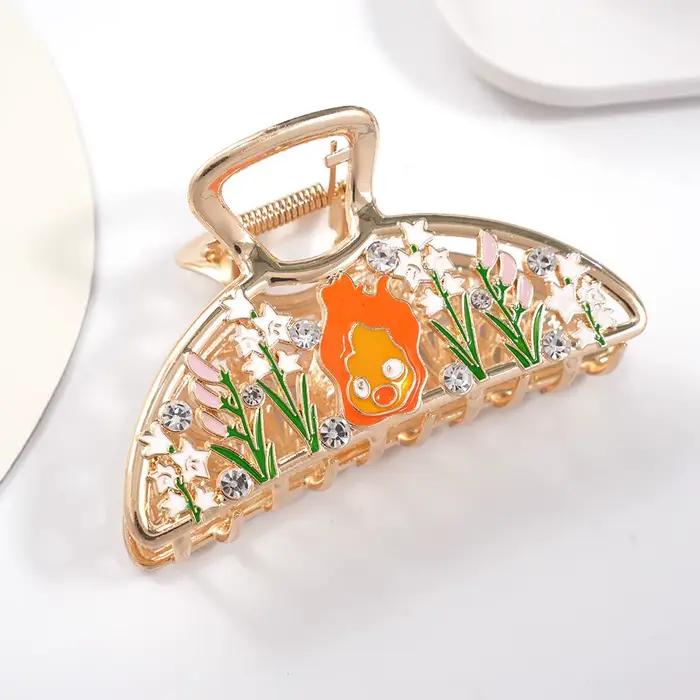 7 Style de mode mignon dessin animé flamme griffe de cheveux bateau Dragon grandes griffes de cheveu