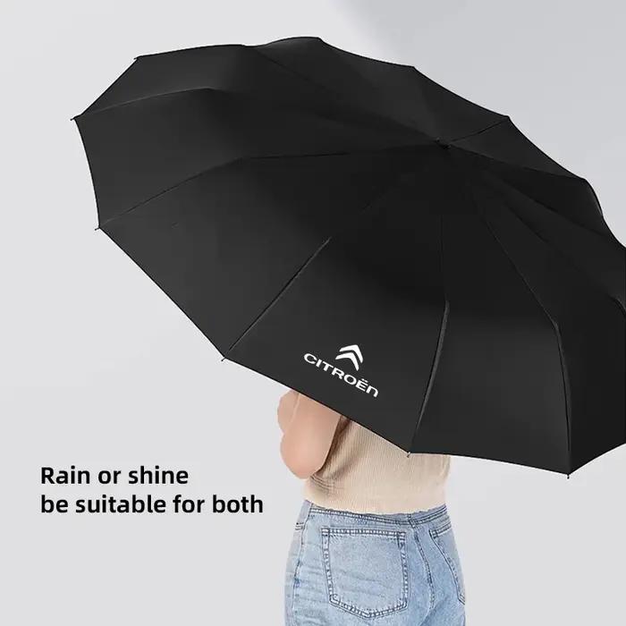 Badge de Voiture Parapluie Pare-Soleil Compatible Citroën C8 DS3 C6 C3 VTS C4 Saxo C4L C5 C2 C1 Xsara C3XR Picasso SEGA Protection UV Météo Occasions Spéciales