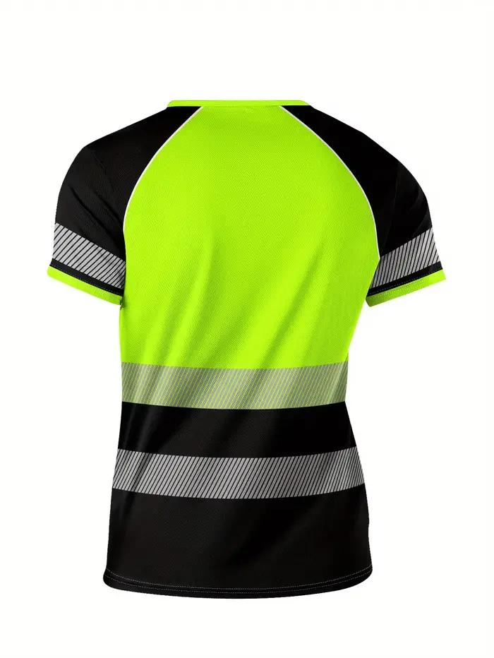 Nouveau T-shirt décontracté à manches courtes pour homme, imprimé à rayures, respirant, col rond, co