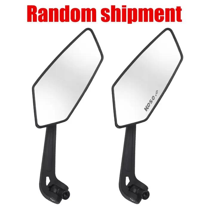 Rétroviseur de guidon de moto, rétroviseur d'extrémité de barre de moto pour café Racer Scooter, mir