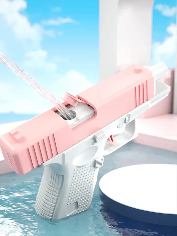 Pistolet à eau d'été non électrique, haute pression, entièrement automatique, tir à l'eau, jouet de