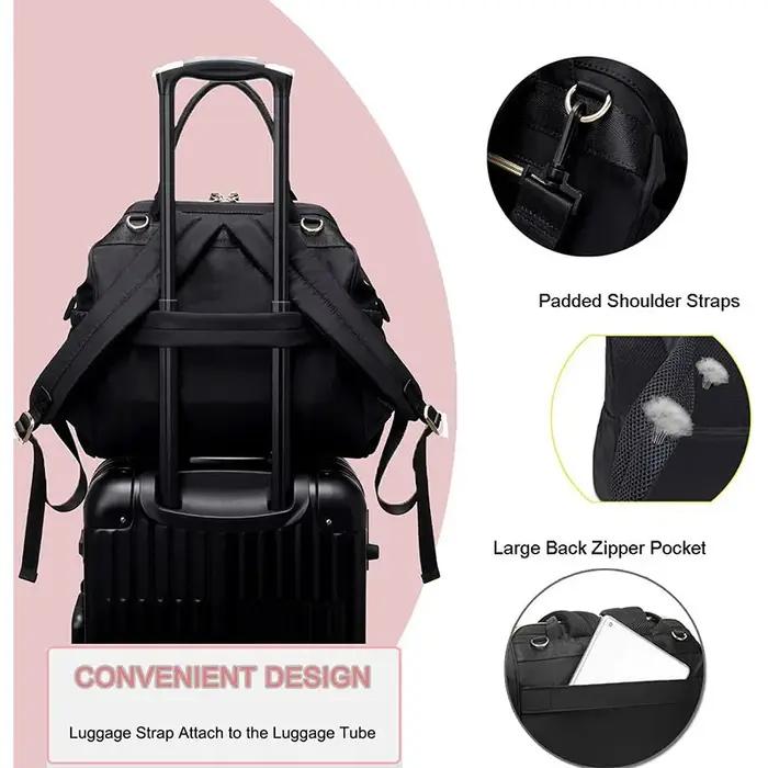 Sac à couches grande capacité avec tapis à langer sac suspendu poussette pratique allaitement maman sorties promenades rendez-vous médicaux occasions spéciales