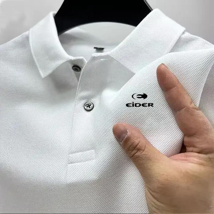 Polo décontracté de luxe pour homme 2026, vêtements d'été de marque de haute qualité à manches court