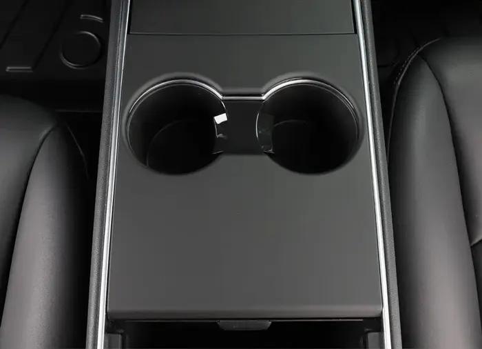 Patch de protection pour panneau de commande Central de voiture ABS noir, 3 pièces, pour Tesla modèl