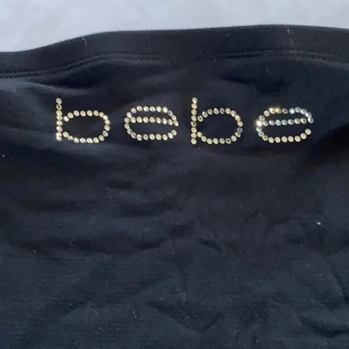 Y2k strass Bebe lettre impression T-shirt femmes bébé T-shirt Vintage été Punk décontracté haut cour