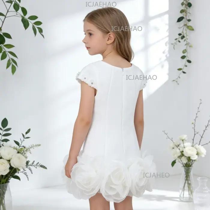 Nouvelle Robe de Princesse en Coton à Couche d'Air pour Filles 2026 – Tenue Élégante pour Enfants, I