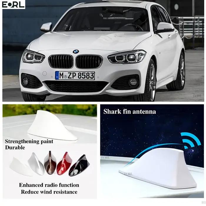 Antenne aileron de requin pour voiture BMW Série 1, amplificateur de signal FM, antennes super ampli