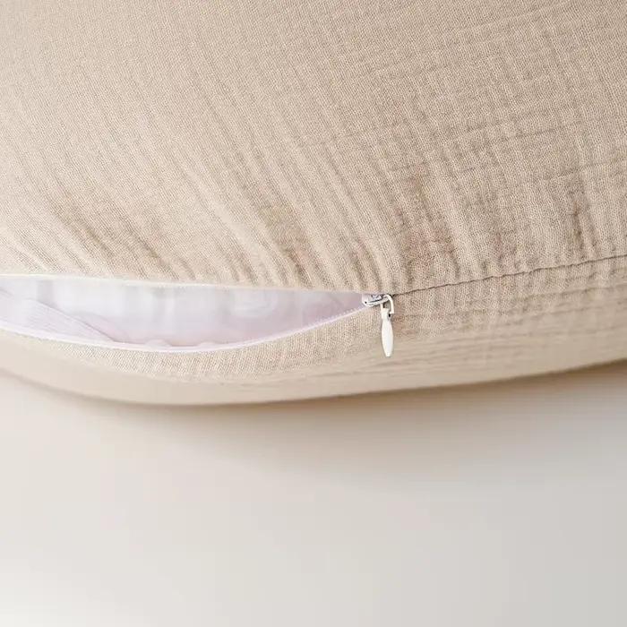 2 pièces/ensemble housse de coussin d'allaitement pour oreillers d'allaitement Ultra-doux mousseline