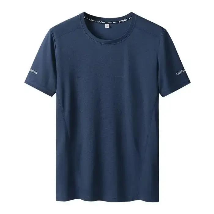 T-shirt grande taille 9XL pour hommes T-shirt à séchage rapide pour hommes col rond grande taille à