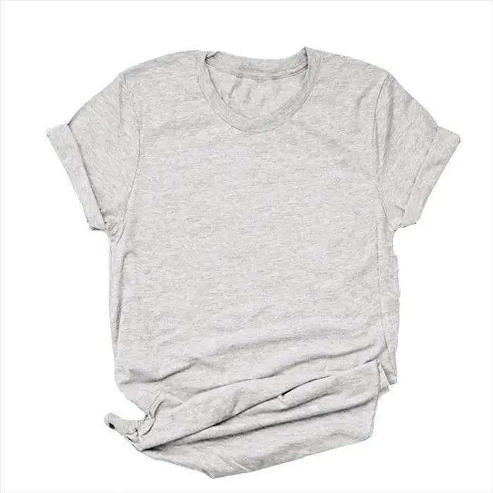 T-shirt manches courtes col rond femme, estival et flambant neuf, à la mode, vente en gros