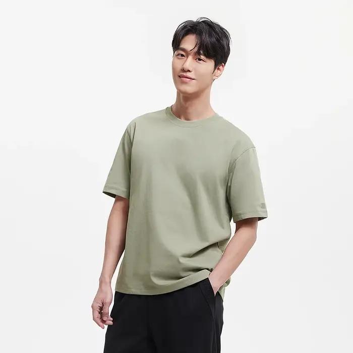 SEMIR-T-Shirt à Manches Courtes pour Homme, Haut Polyvalent à Col Rond, Couche de Base Solide, Nouve