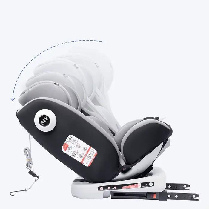 AP02 KL005 Siège auto bébé siège enfant rotatif à 360° avec ISOFIX et position de repos, groupe 0+1/