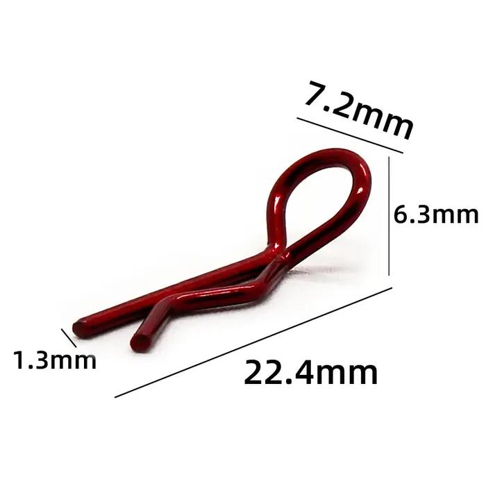 Clips de coque de carrosserie de voiture RC, boucle ardillon 1/10 1/12 1/16 pour Traxxas Hsp Redcat