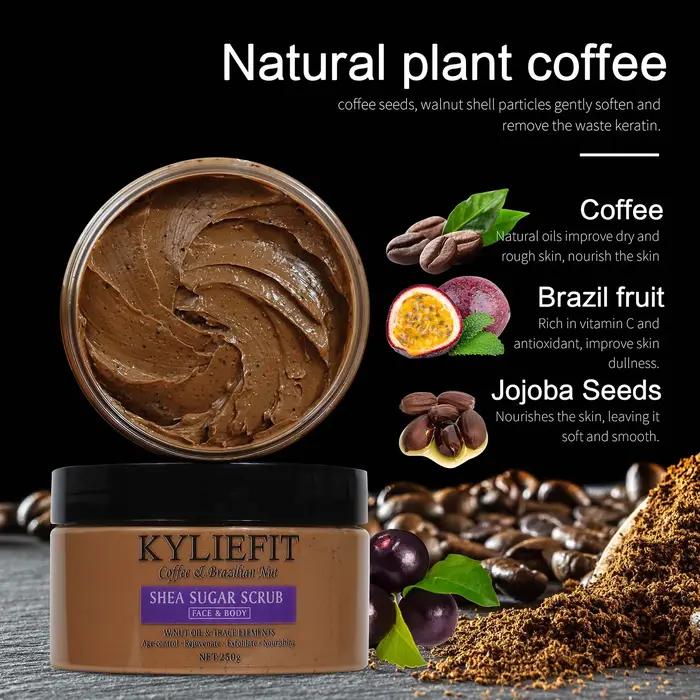 KYLIEFIT Exfoliant naturel au sel pour le corps et le visage