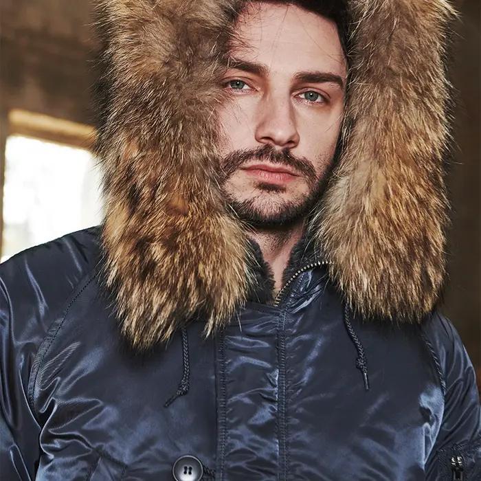 MGP Veste d'hiver standard pour homme, classique, parka pour temps froid extrême, imperméable, amovi