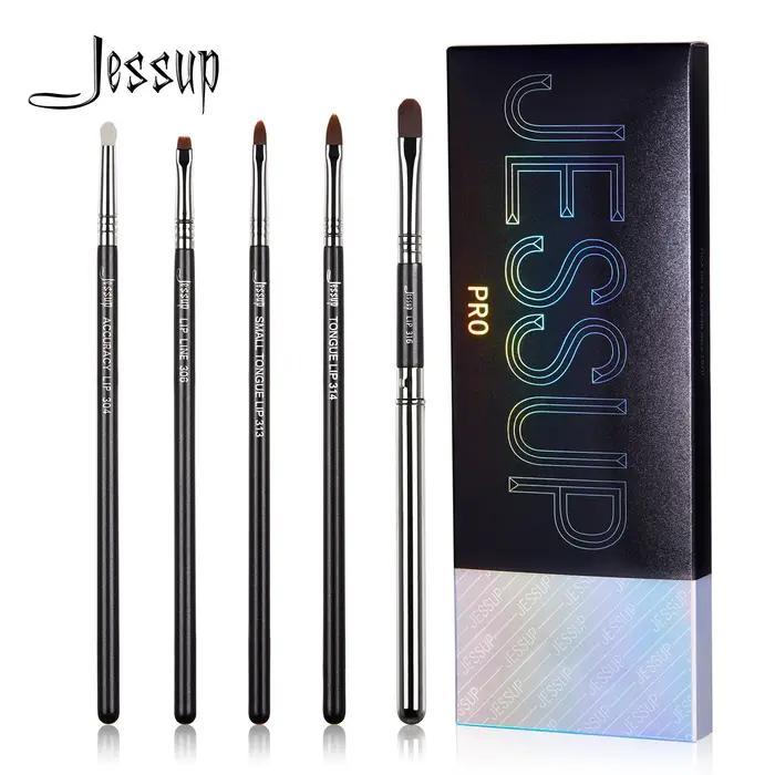 Jessup-Jeu de pinceaux Jules, Pro contour, différentes formes de lèvres, synthétique, petite/langue