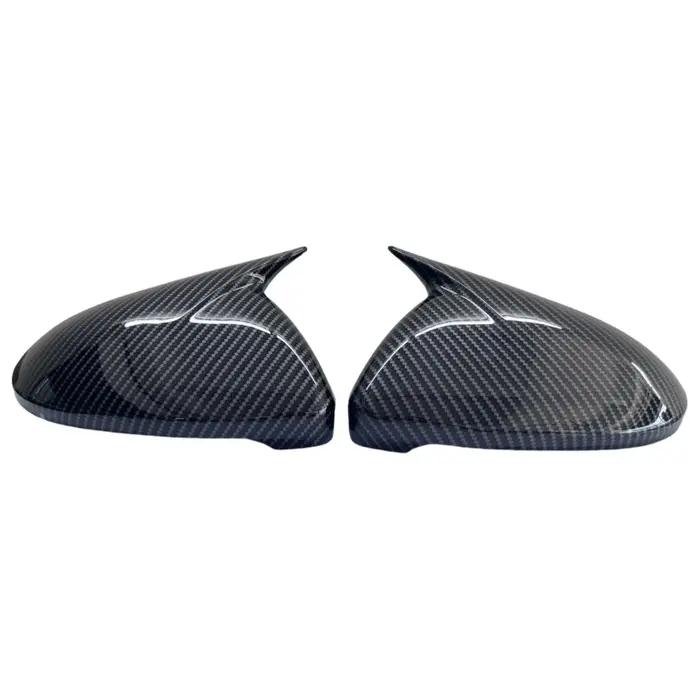 Couvercle de rétroviseur latéral noir brillant, 2 pièces, pour VW, Volkswagen Jetta GLI 2019 2020 20