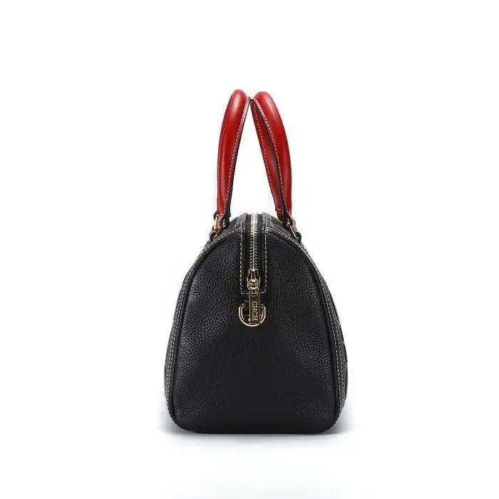 Sac à main rétro classique de grande capacité pour femmes, mode Simple, Design de couleur Pure, sac