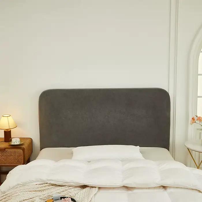 Housse de tête de lit en velours super doux pour protéger et embellir votre sommier et matelas à dormir confortablement toute l'année