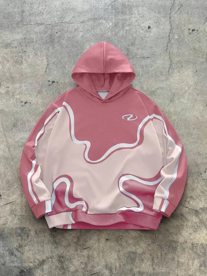 Le nouveau sweat-shirt à capuche pour hommes pour le printemps et l'automne 2025 présente un motif 3