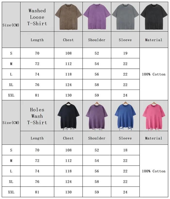 Style américain rétro lourd couleur unie à manches courtes T-shirt hommes femmes été rue à la mode l