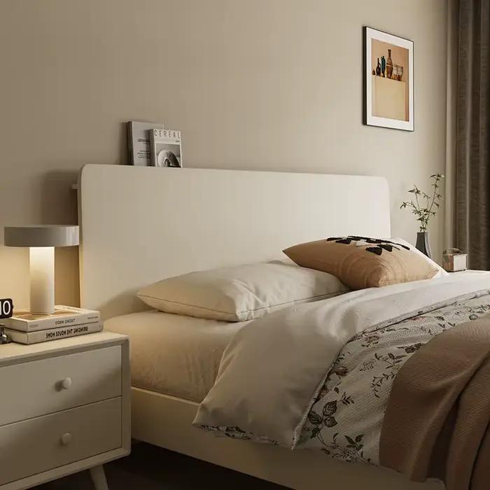 Tête de lit de luxe sans os pour chambre à coucher et salon, barrière de lit efficace pour adultes, cadre de sommeil élégant et durable pour couple