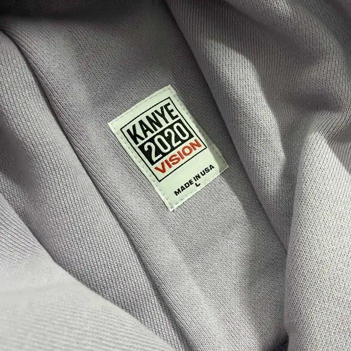 Violet KANYE YZY Double couche solide à capuche hommes femmes haute qualité tissu lourd pull à capuc