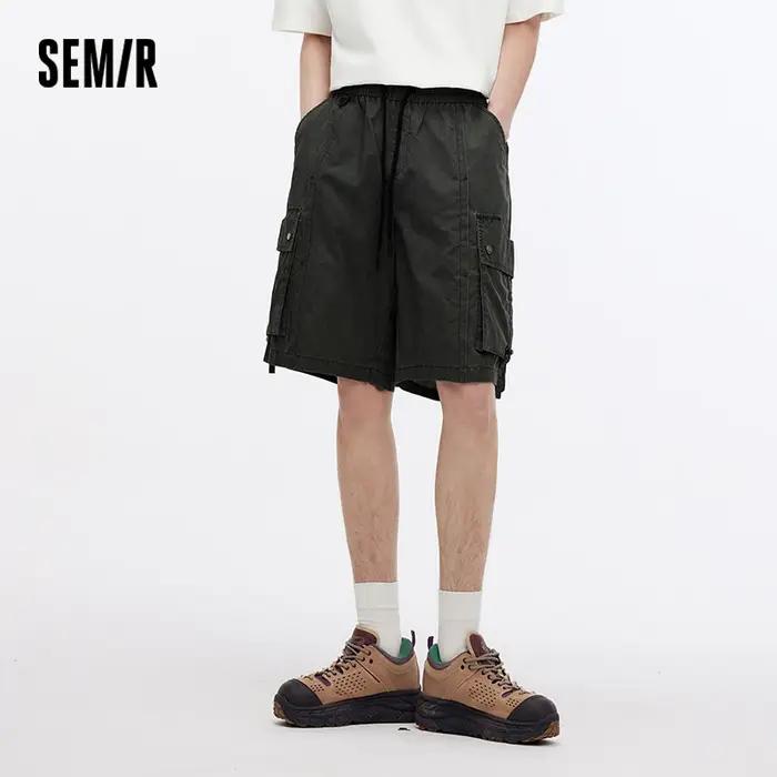 Shorts Homme Semir 2026 Rétro, Style Workwear, Très Amples, Longueur Genou, Décontractés, Tendance S