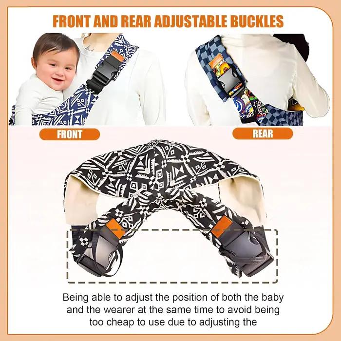 Porte-bébé pour nouveau-né, bandoulière réglable, Support pour bébé, sac pour siège de hanche, Suppo