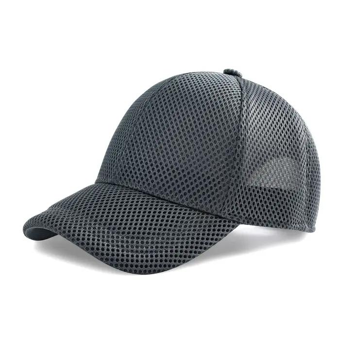 Casquette de baseball unisexe FEICUI 6 panneaux en maille pour l'été