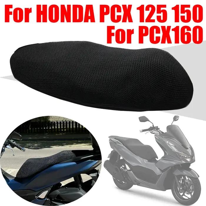 Housse de coussin de siège en maille respirante, accessoires de moto pour HONDA PCX 150 160 125 PCX1