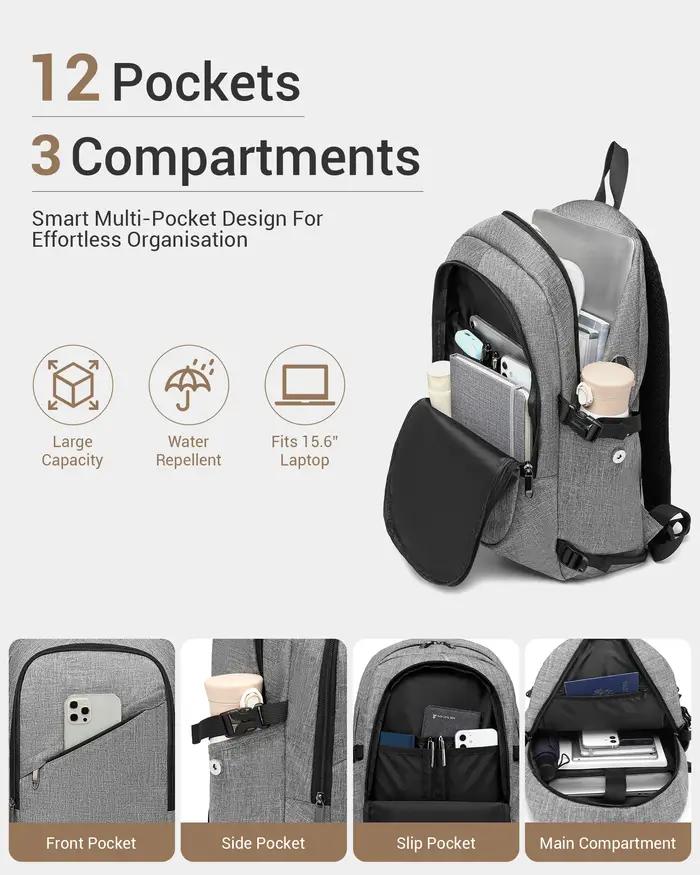 Sac à dos pour ordinateur portable KONO 15