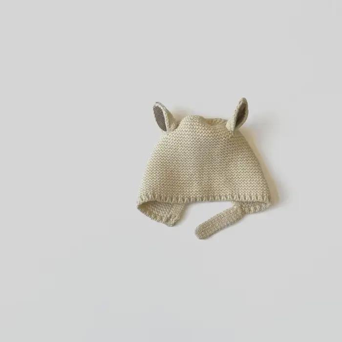 0-2 ans bébé chapeau automne hiver oreille lapin tricoté enfants chapeau bébé filles bébé garçons mi
