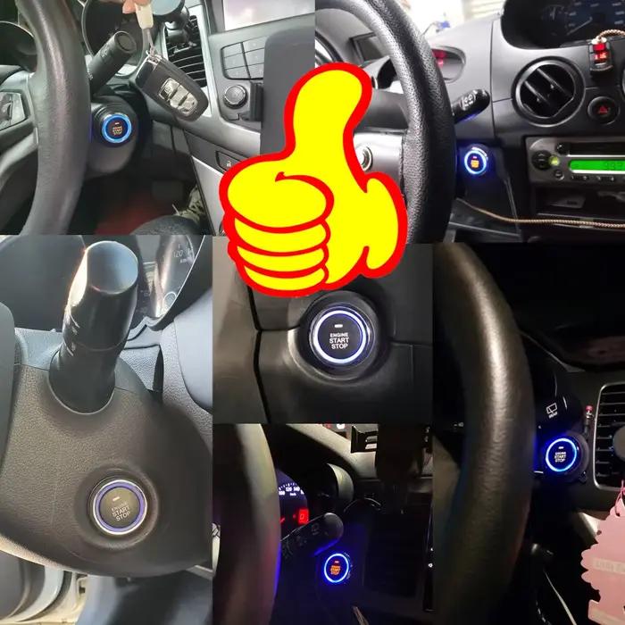 Alarme de voiture avec démarrage automatique, bouton poussoir, démarrage automatique, système d'entr