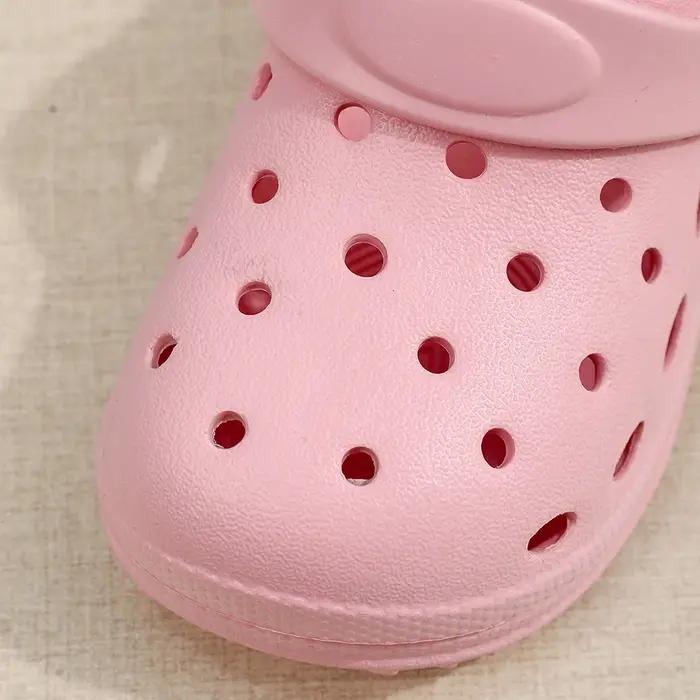 Sandales à trous pour enfants, chaussures pour enfants, pantoufles souples antidérapantes, Design Si