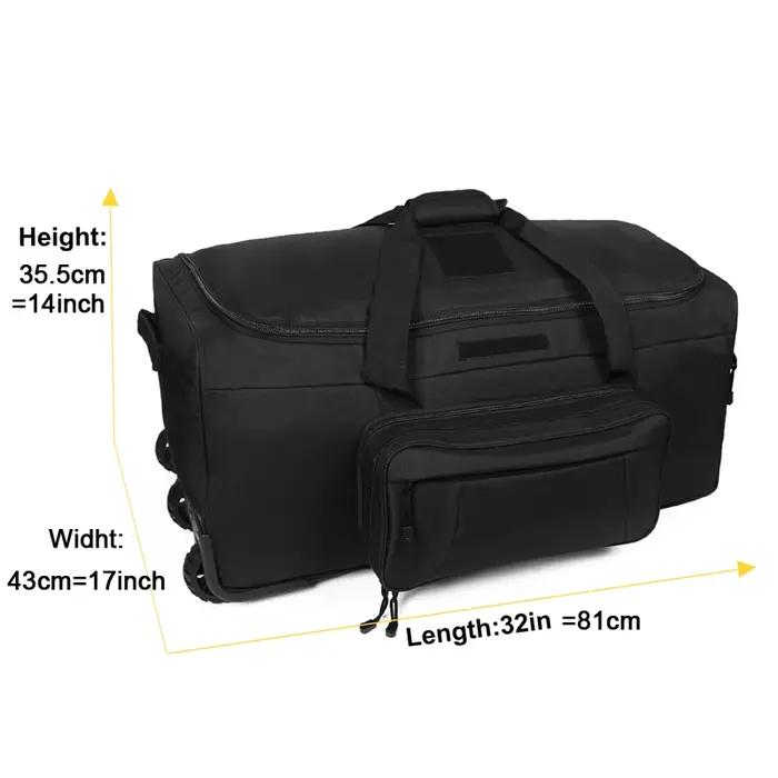 Sac polochon tactique de grande capacité 124l