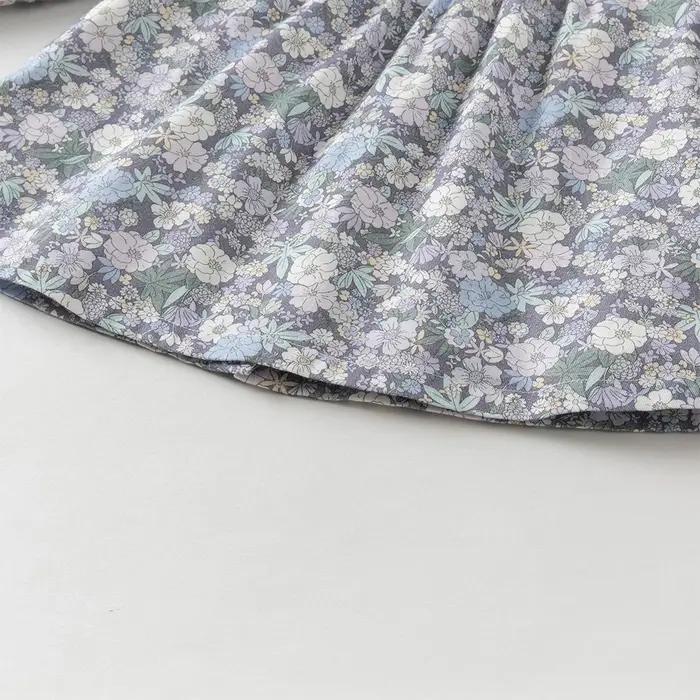 Dave Bella ensemble pantalon Long pour enfants automne doux mignon col de poupée fille imprimé haut