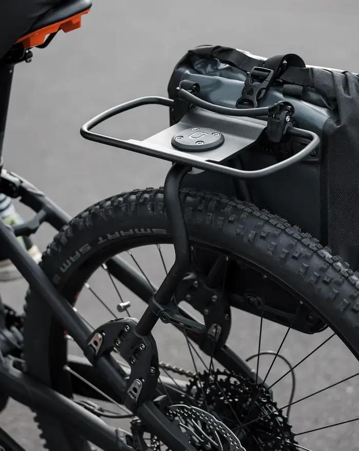 Porte-bagages arriere pour VTT VTT electriques facile a installer utilise avec tous sacs porte-bagages marques occasions speciales