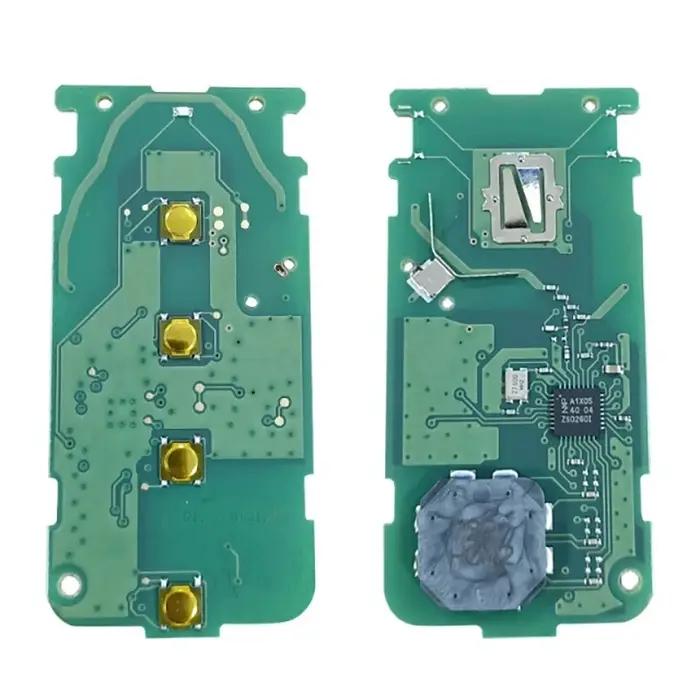 Clé télécommande intelligente de remplacement KEYECU, 3 boutons, 434MHz, transpondeur ID47, pour Mit