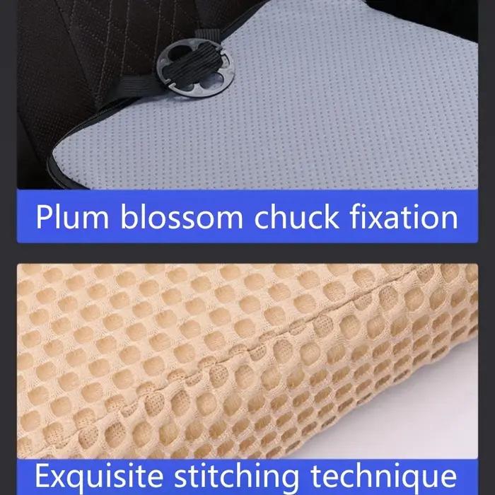 Coussin de siège rehausseur de voiture respirant et portable pour une meilleure posture et un soutien optimal lors de vos déplacements quotidiens ou de longs trajets
