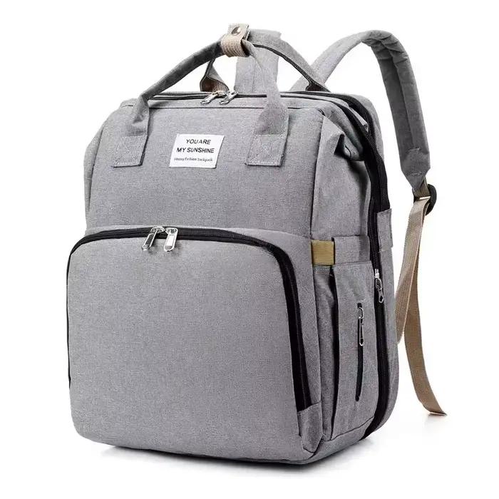Sac à couches pliable, sacs de lit pour bébé, sac à dos de voyage pour berceau avec Station à langer