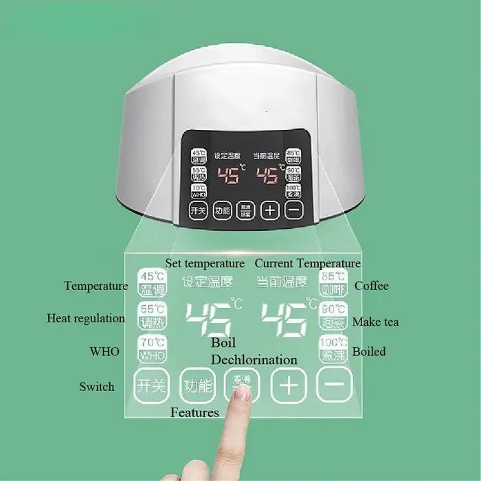 Régulateur de lait thermostatique pour bébé, 1,2 l, bouilloire, eau chaude, Pot isolant intelligent,