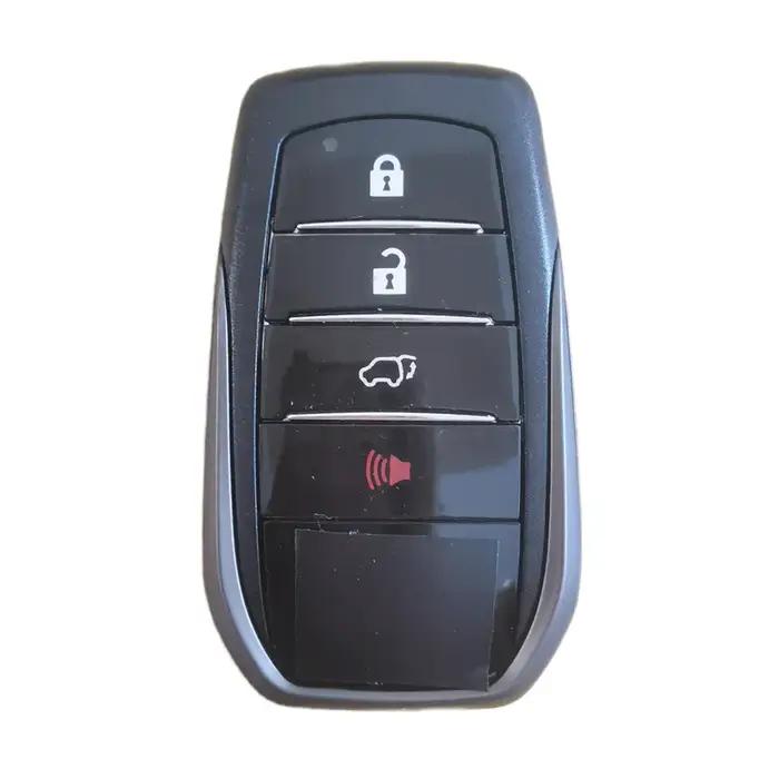 Boîtier de clé plip modifié à 2/3/4 boutons pour Toyota Land Cruiser 2008-2023, Prado 150, LC200, LC