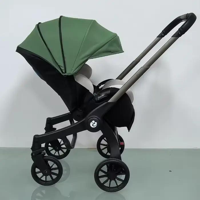 2025 nouveau bébé poussette 4in1 multifonctionnel nouveau-né bébé poussette 3in1 pliable panier Type